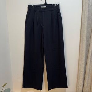 Abercrombie & Fitch Sloane Tailored Wide Leg Pants Black Women’s 29 / 8